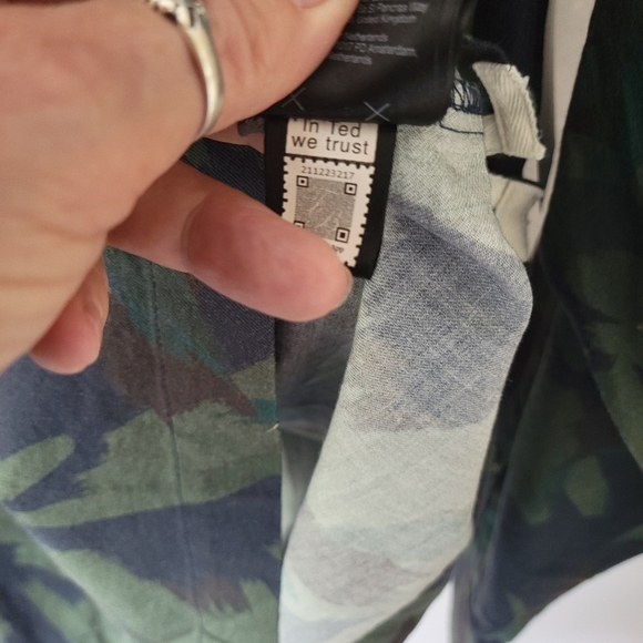 Ted Baker London button down Camouflage shirt - Picture 6 of 9